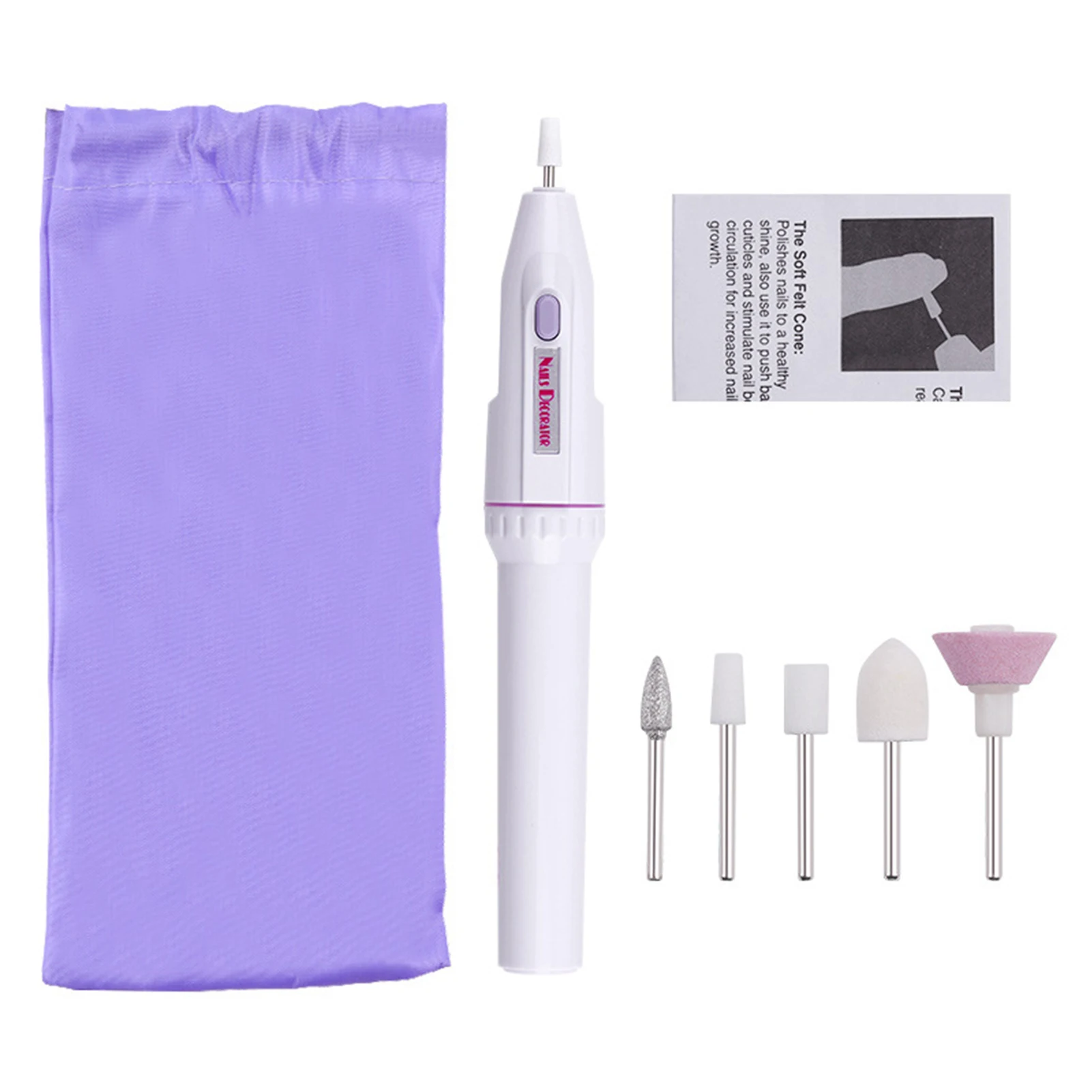 Machine Electric Nail File Gel Polish Remover Home Salon Gifts Drilling Pedicure Tool Mini Portable Low Noise Accessories