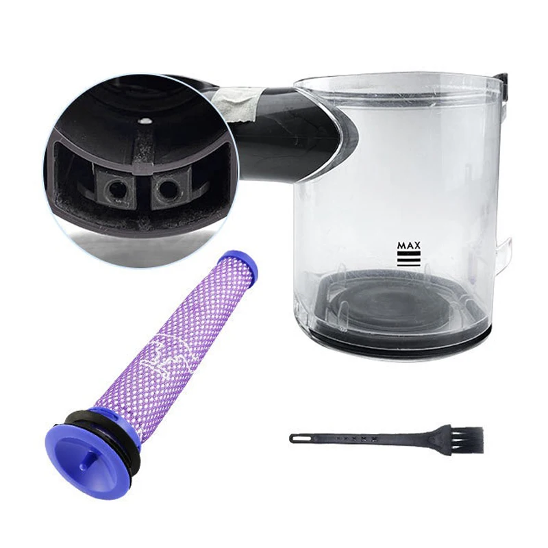 

Пылесборник в сборе для Dyson V6, пылесборник типа А, бытовой ручной запасной Hepa-фильтр, запчасти для замены