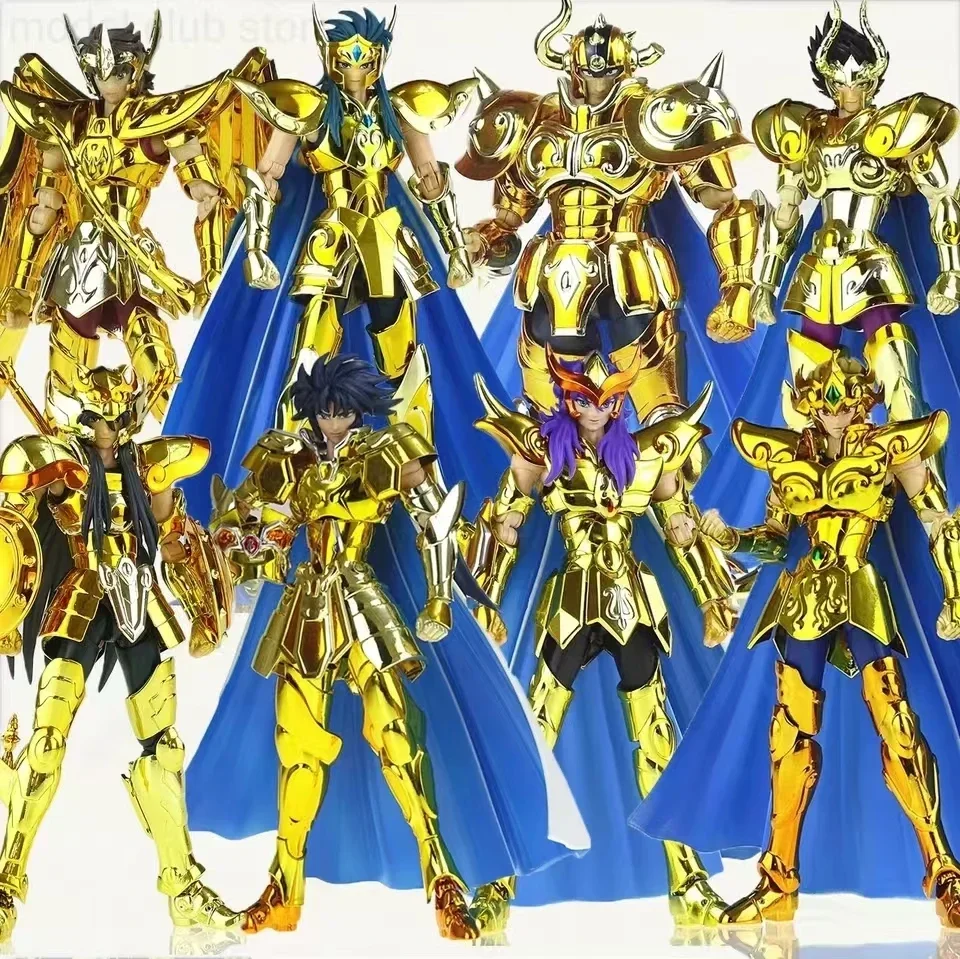 Фото В наличии CS Saint Seiya Myth Cloth EX Capricorn Shura/Leo Aiolia/Aries MU/Libra Dohko/Virgo Gold Knights Zodiac Фигурка №1