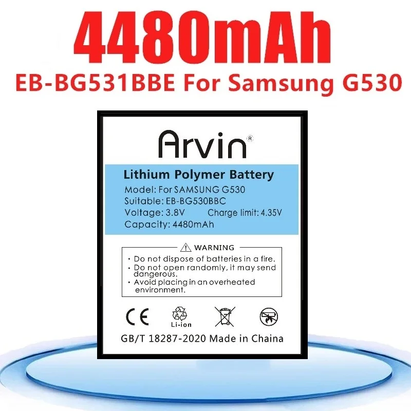 Оригинальная запасная аккумуляторная батарея EB-BG530CBE для Samsung Galaxy Grand Prime J3 2016 2015
