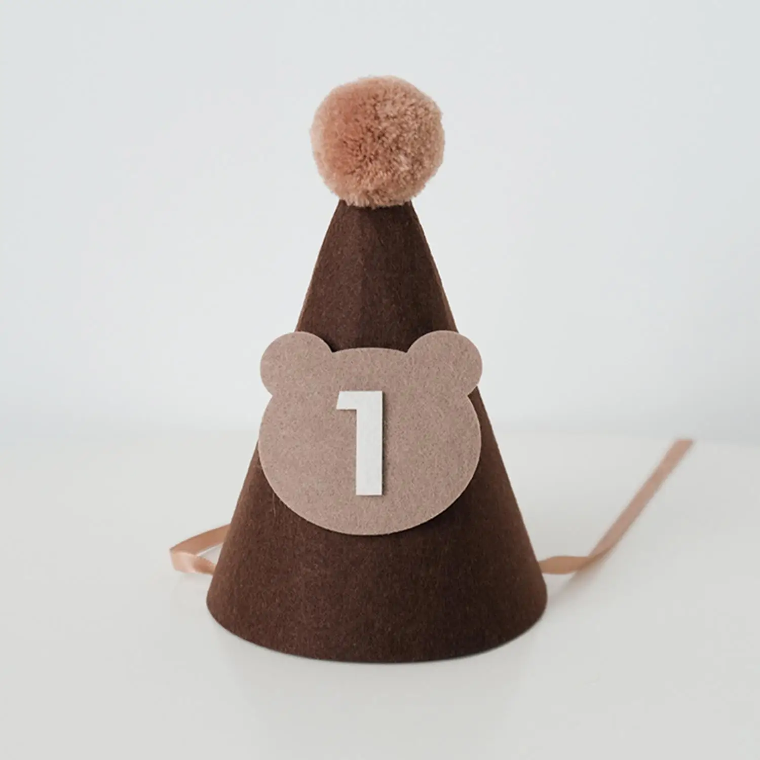 

Детская шапочка медведь коричневый