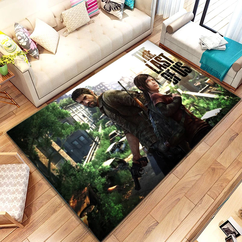 American TV The Last of Us HD printed pattern carpet, living room, bedroom, kitchen, bathroom, foot mat, hotel carpet rugs