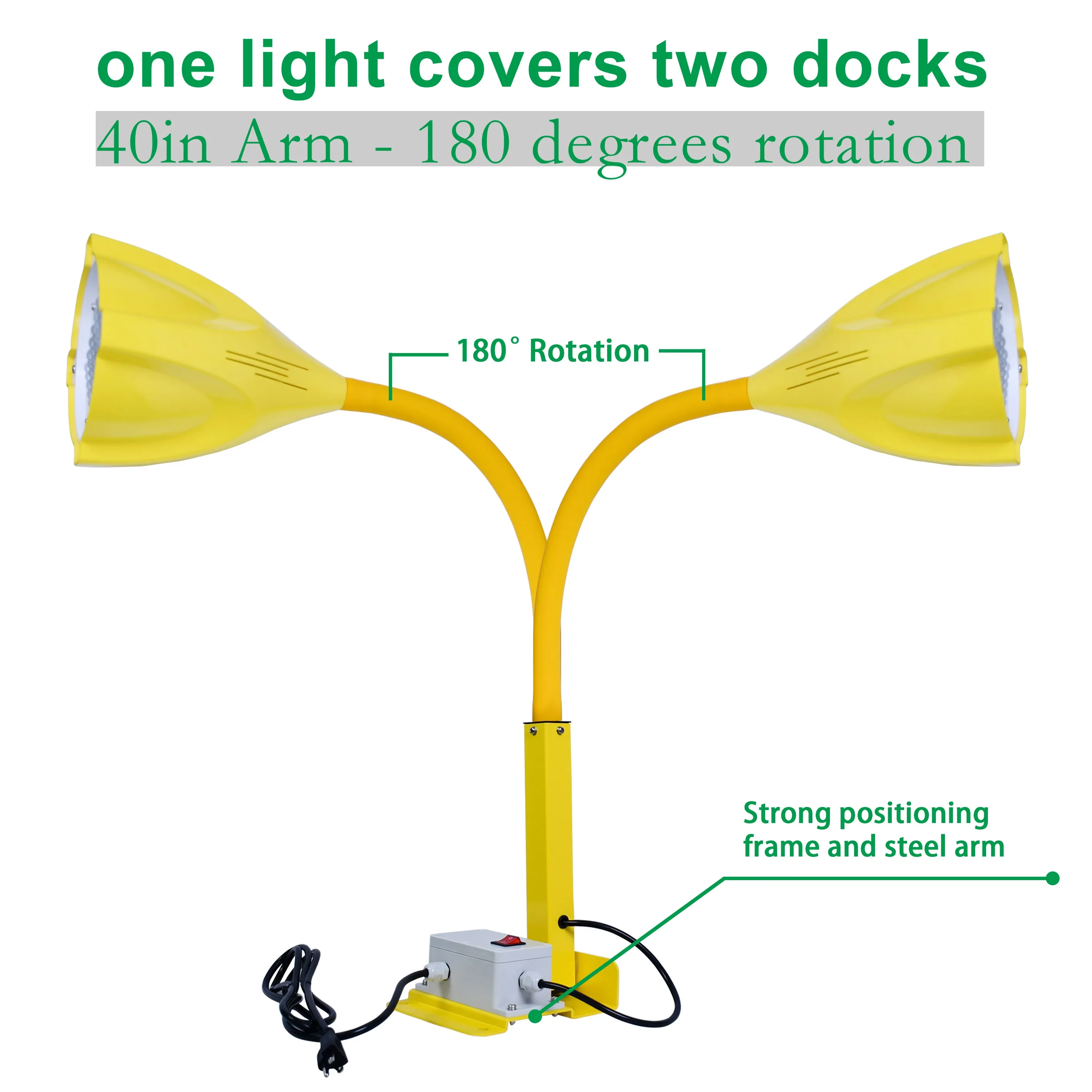 IP65 Водонепроницаемый уличный светодиодный светильник для док-станции лодки 15 Вт