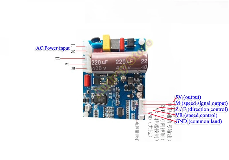 Бесщеточный пульт управления двигателем с высоким напряжением постоянного тока