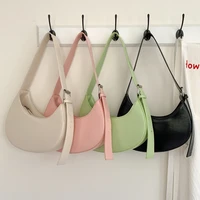 2022 new women%e2%80%98s bag korean designer zipper small handbags women shoulder crossbody bag pu leather ladies oxter bag whole sale