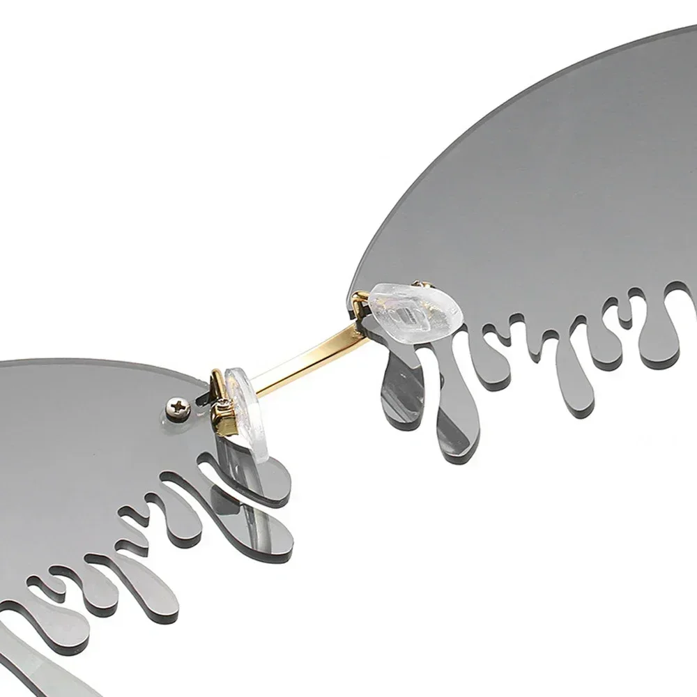 Солнечные очки MUSELIFE без оправы женские уникальные винтажные солнцезащитные