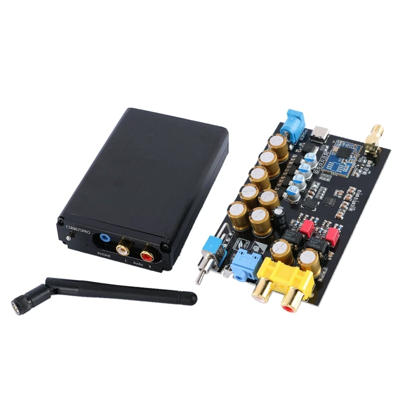 

Беспроводной ресивер Lossless Hifi для Csr8675 Aptx Hd Bluetooth 5,0 Es9018K2M Dac декодирование 24Bit Tws 3,5 M черный
