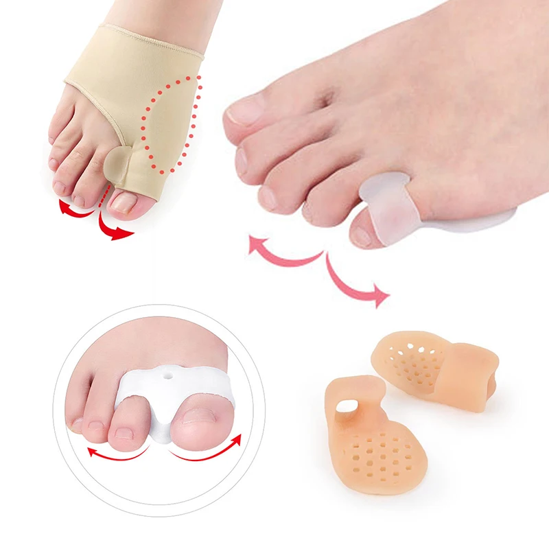 

Toe Separator Hallux Valgus Bunion Corrector Orthotics Feet Bone Thumb Adjuster Correction Pedicure Sock Foot Straightener