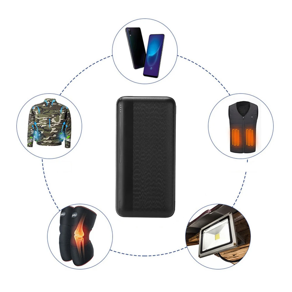 Умный внешний аккумулятор для зарядки Power Bank быстрый нагрев жилета носков