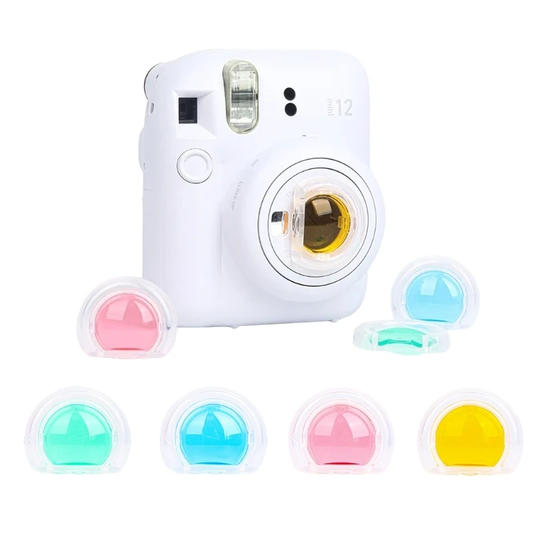 

Close-Up Lens Filter Set with 4 Colors for Mini 12 Camera Special Effect Colorful Filter Appearance Design