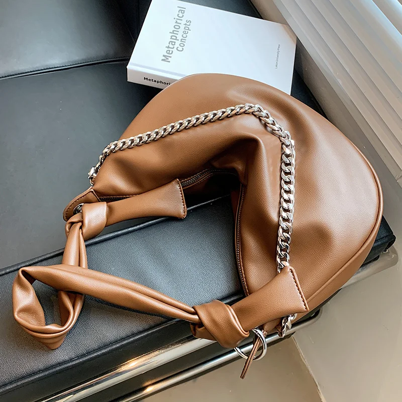 VeryMe Quality Soft Pu Leather Chain Shoulder Bag Trend Wild Female Crossbody Handbags Bolsos Para Mujer сумка женская 2022тренд