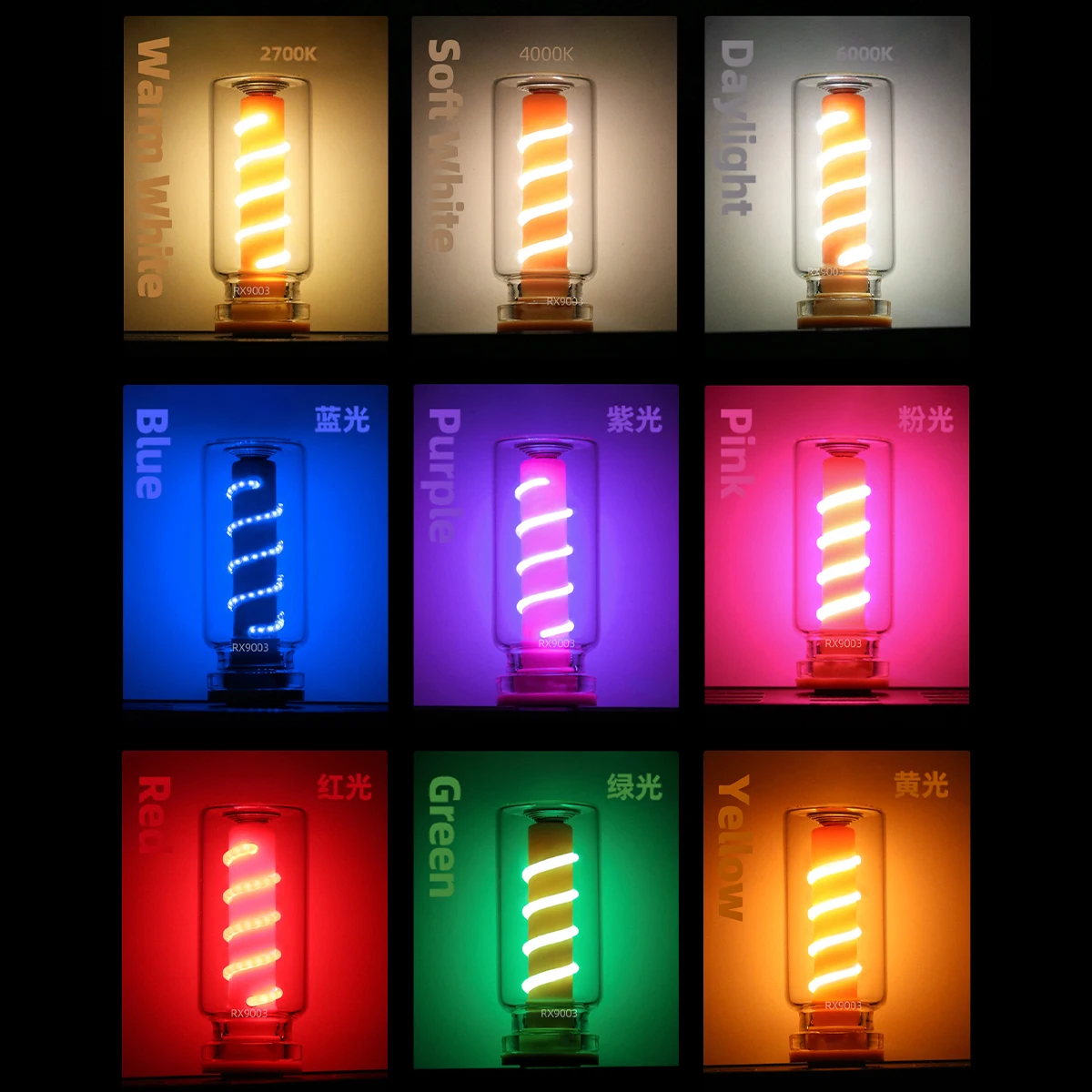 Настройка Usb Touch Led Ночные огни Лампы накаливания Декорация 5V Холодное и теплое