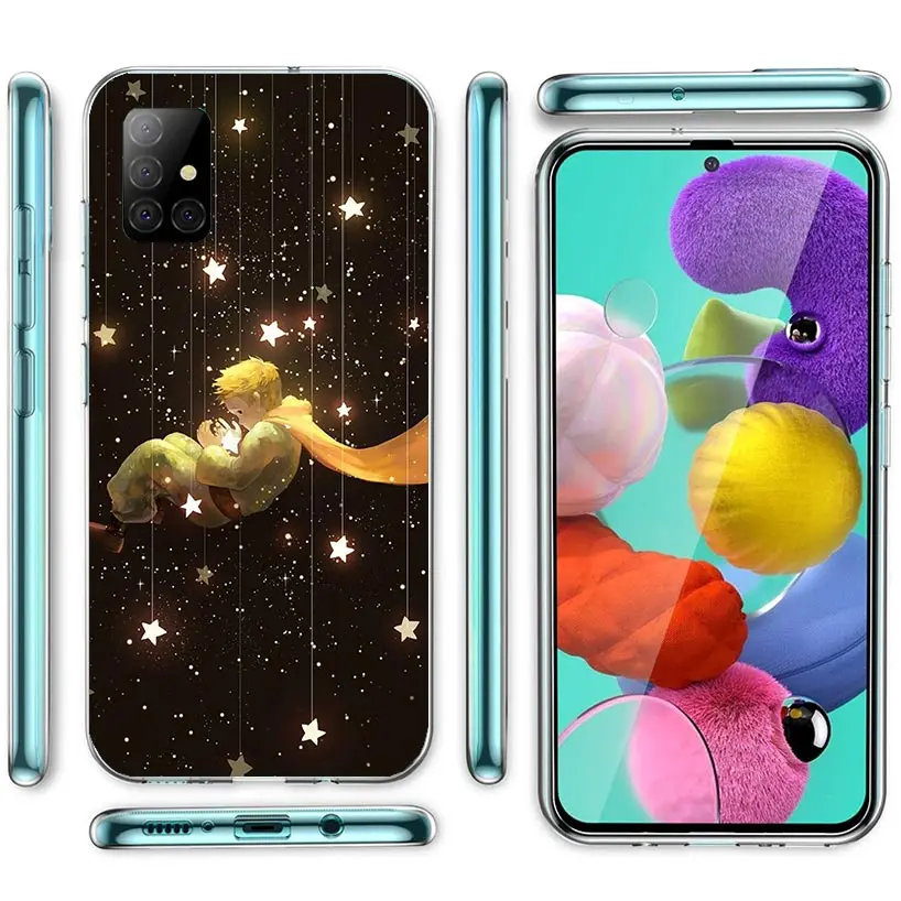 Мультяшный чехол The Little Prince Fox для телефона Samsung Galaxy A51 A41 A31 A21S A21 A71 A50S A40 A30S A20E A10 A70 A6