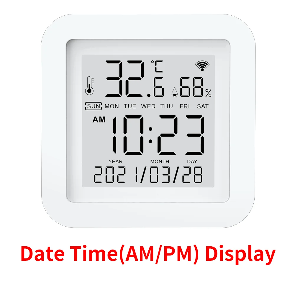 

Датчик температуры и влажности Tuya WiFi