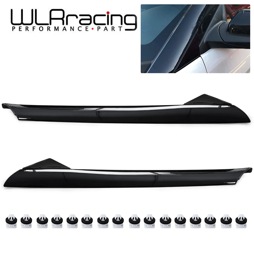 

2PCS Front Left+Right A-Pillar Windshield Outer Trim Molding For Ford Explorer 2011-2019 2.3L / 3.5L BB5Z7803136AB BB5Z7803137AB