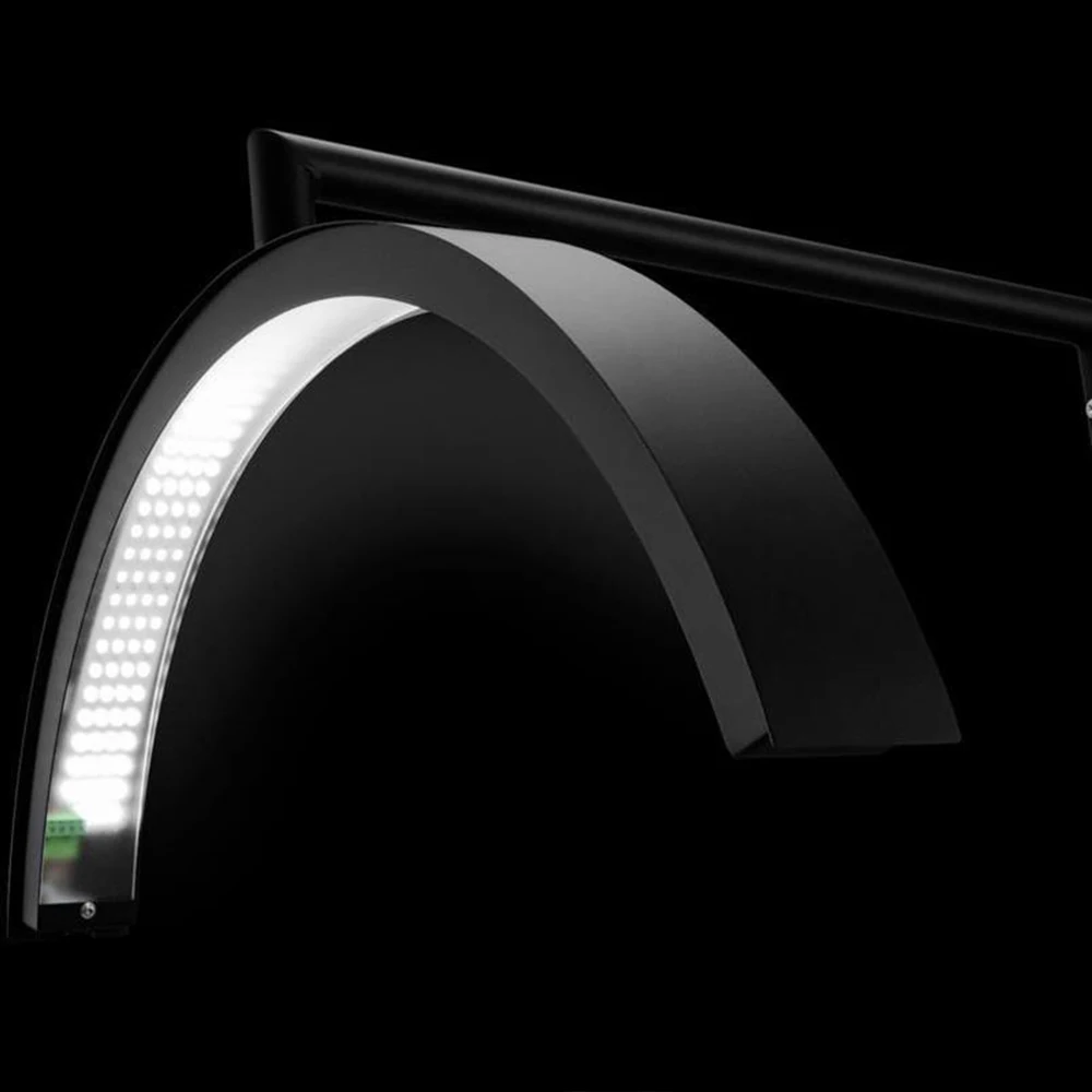 

40W Color Temperature Adjustable LED Floor Lamp for Beauty Lamp Salon Moon Ring Shape Floor Eyelash Extensions Light