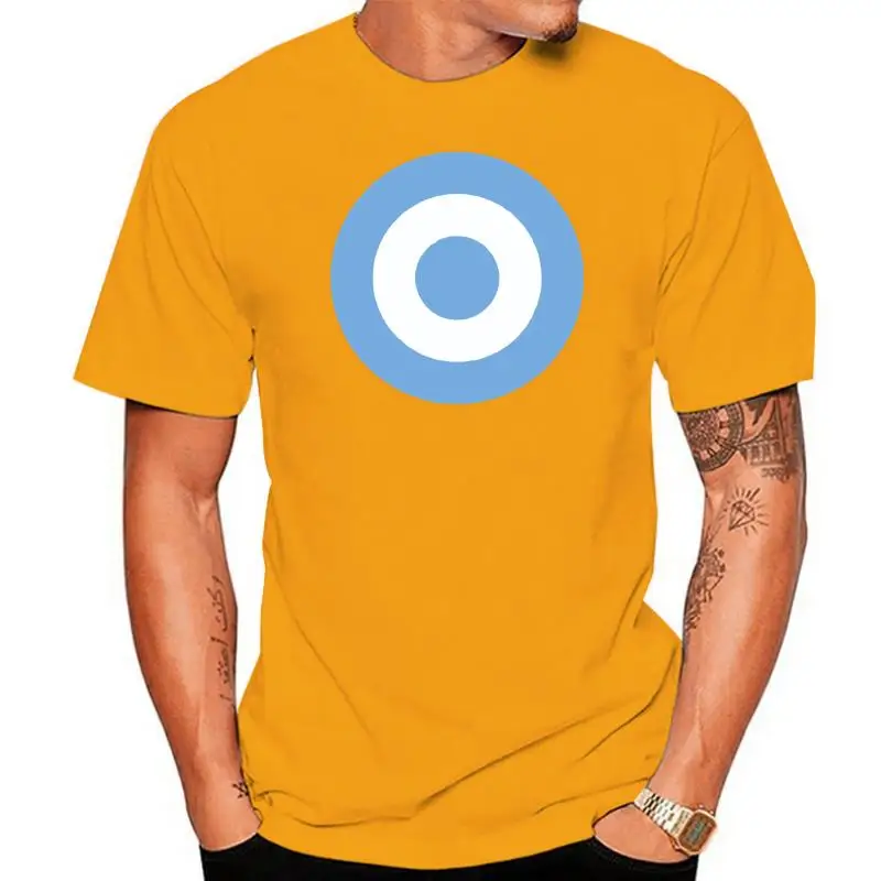 

Argentine Air Force Roundel T-Shirt Tee Shirt Free Sticker Argentina FAA ARG AR