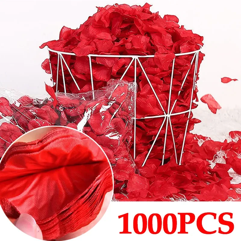 

Colorful Love Romantic Warm Silk Rose Artificial Petals Scattered Flowers Wedding Anniversary Festive Party Favors Decoration