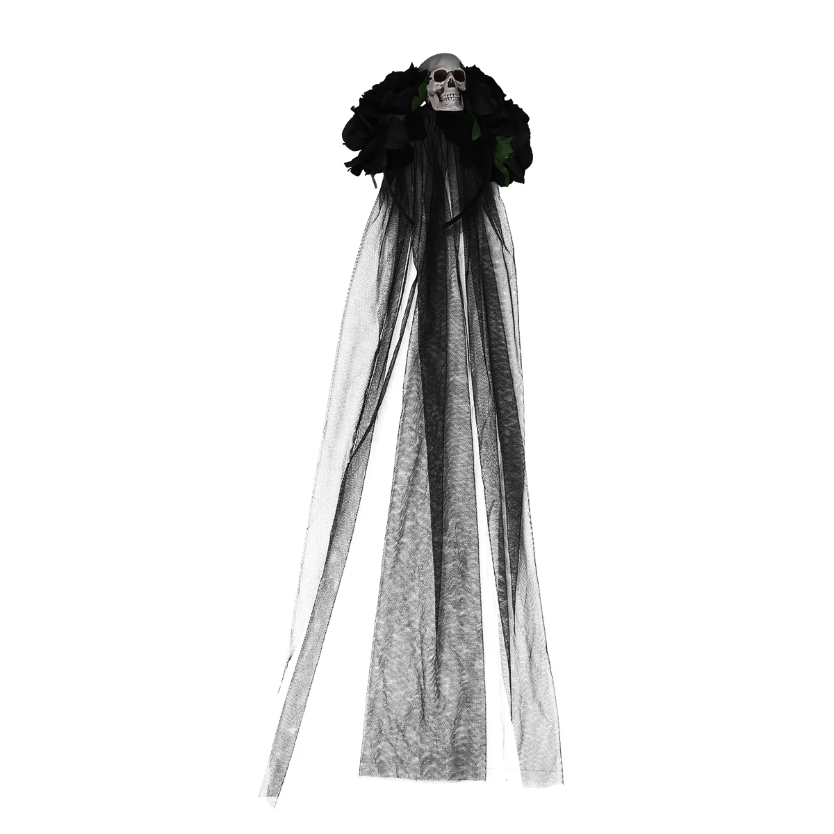 

Veil Headband Flower Blackhairrose Dead Partyheaddressday The Bridal Headpiece Bohemian Crownwomen First Shower Tier 1 Zombie