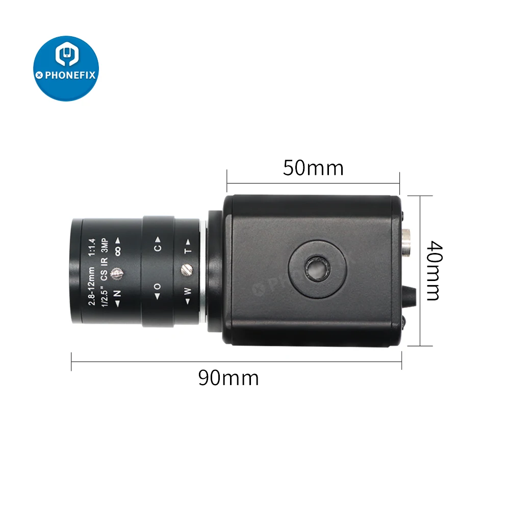HD 1080P 2MP CCTV промышленная IP-камера безопасности с 3MP 1/2.5 &quotF1.4 2 8-12 мм CS монтаж ручной