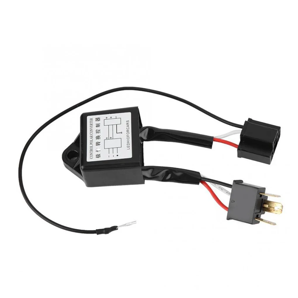 2 шт. преобразователь обратной полярности отрицательный жгут анти-мерцание