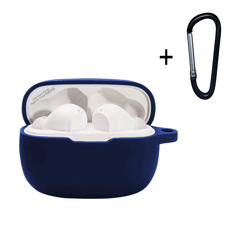 1pc For JBL Wave 200TWS Case Solid Color Earphone Cover fundas for jbl 200 shell soft Shockproof Silicone hearphone Accessories - купить по