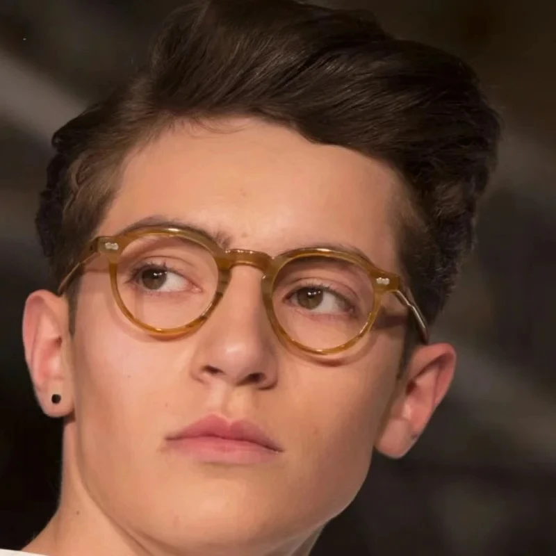 Японская оправа для очков ручной работы MILTZEN круглая стеклянные ретро-женские