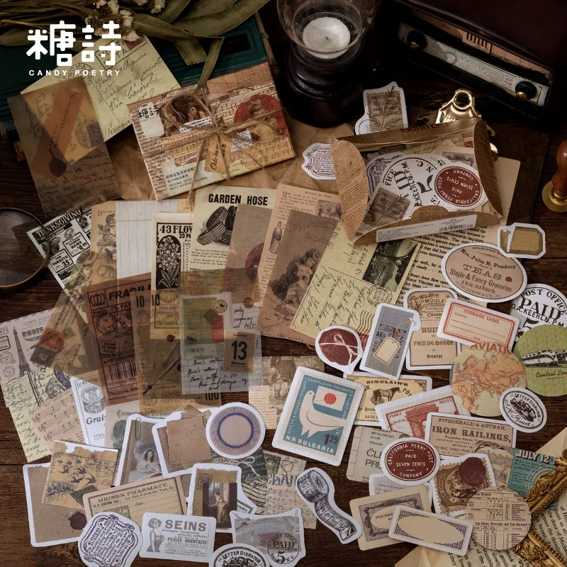 Наклейки для эстетических дневников скрапбукингов |