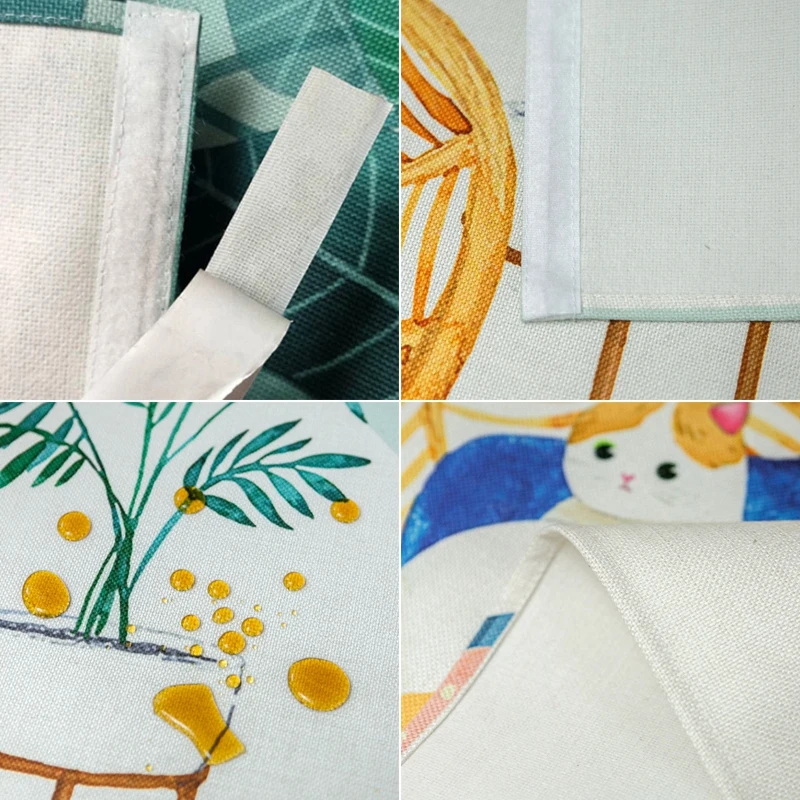 Короткая занавеска в стиле INS для кухонного шкафа полузанавеска пылезащитный