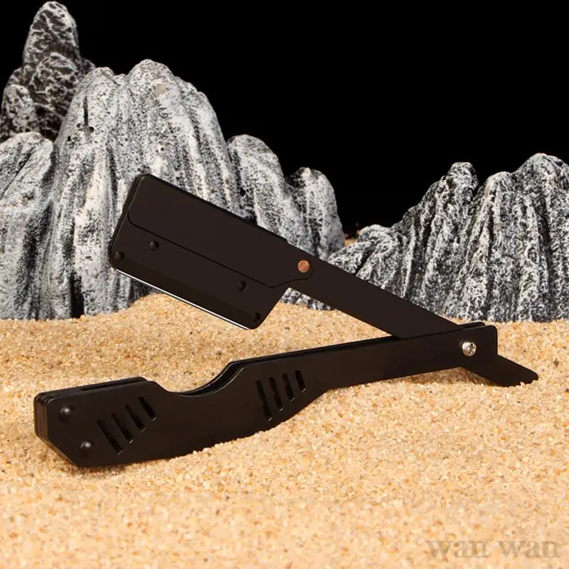 Новый стиль бритва для бороды с прямыми краями из нержавеющей стали