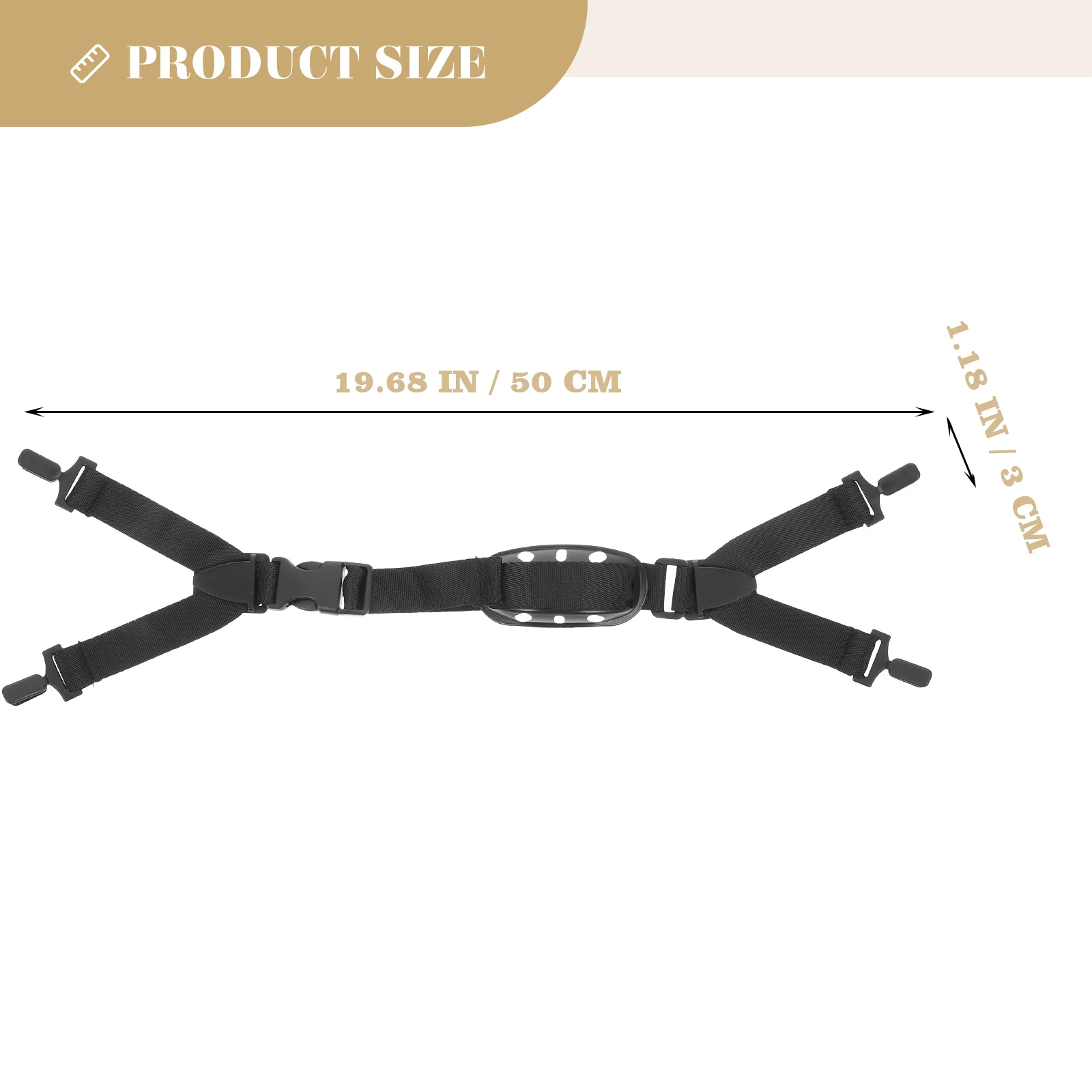 Легкий регулируемый высокопрочный безопасный тканевый ремешок для нижней