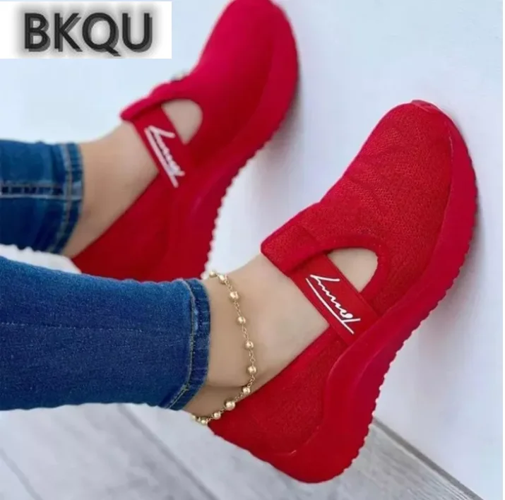 

2022 Summer Women Casual Sneakers Ladies Sport Shoes Breathable Mesh Platform Female Vulcanize Shoes Non Slip Zapatillas Mujer