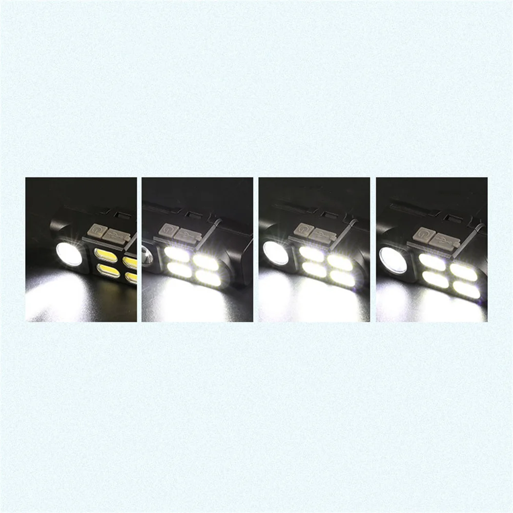 

Super Bright Waterproof Mini Head Torch Headlight LED USB Rechargeable Headlamp 5000 Lumens COB LED Headlamp Camping Tool