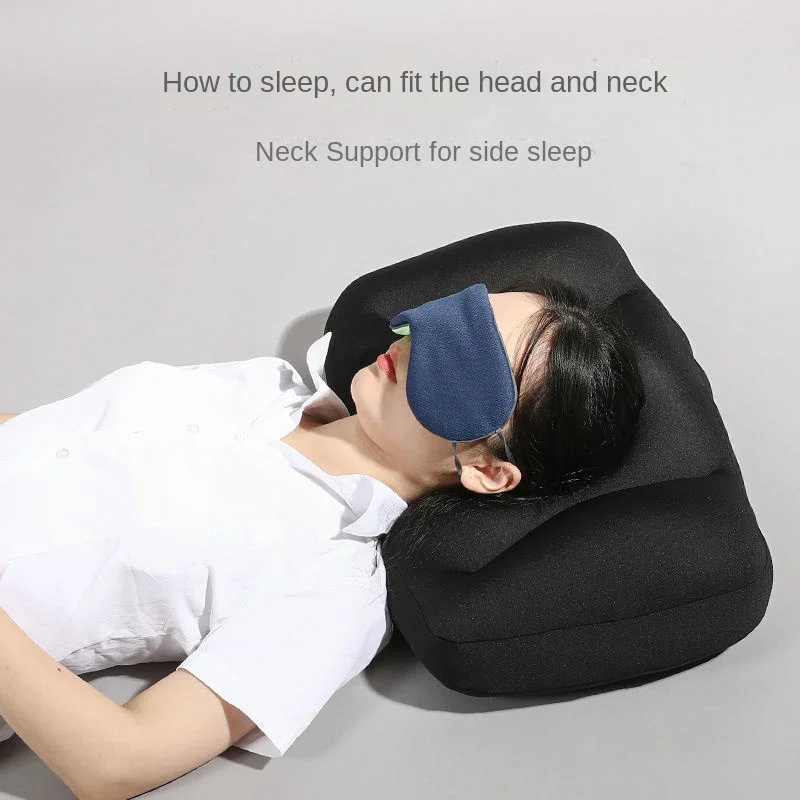 

Korean foam particle pillow multi-function auxiliary pillow neck pillow to improve sleep quality massage neck pain sleep pad