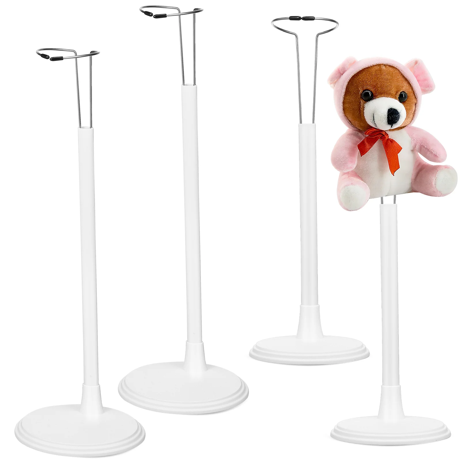 

4 Pcs Baby Dolls Ornament Stand Displaying Rack For Action Figure Stands Painted Shop Supplies Figures Plastic Small