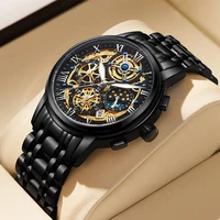 lige 2022 new business watch men top brand luxury men watch fashion waterproof hollow quartz wrist watches for men montre homme