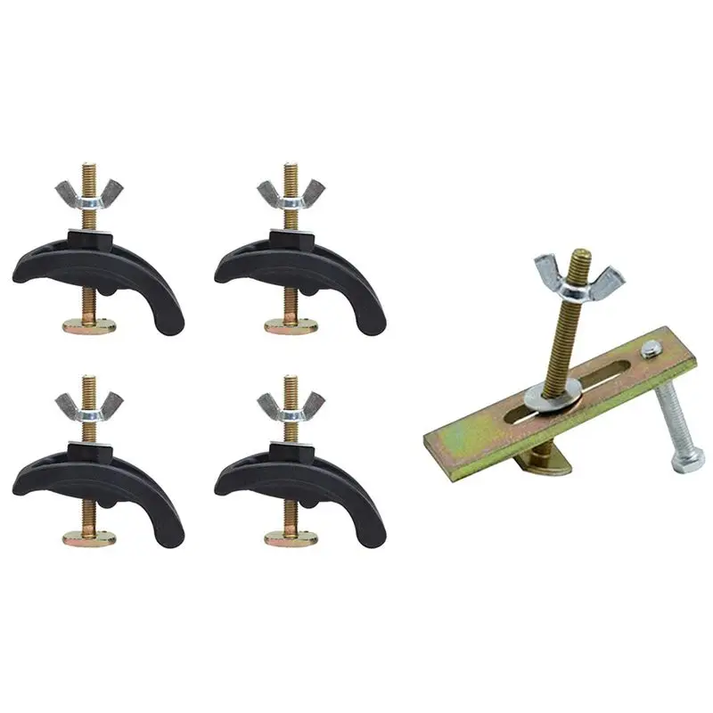 

4Pcs CNC Engraving Machine Press Plate Clamp Fixture with 4Pcs 80mm CNC Engraving Machine Press Plate Clamp