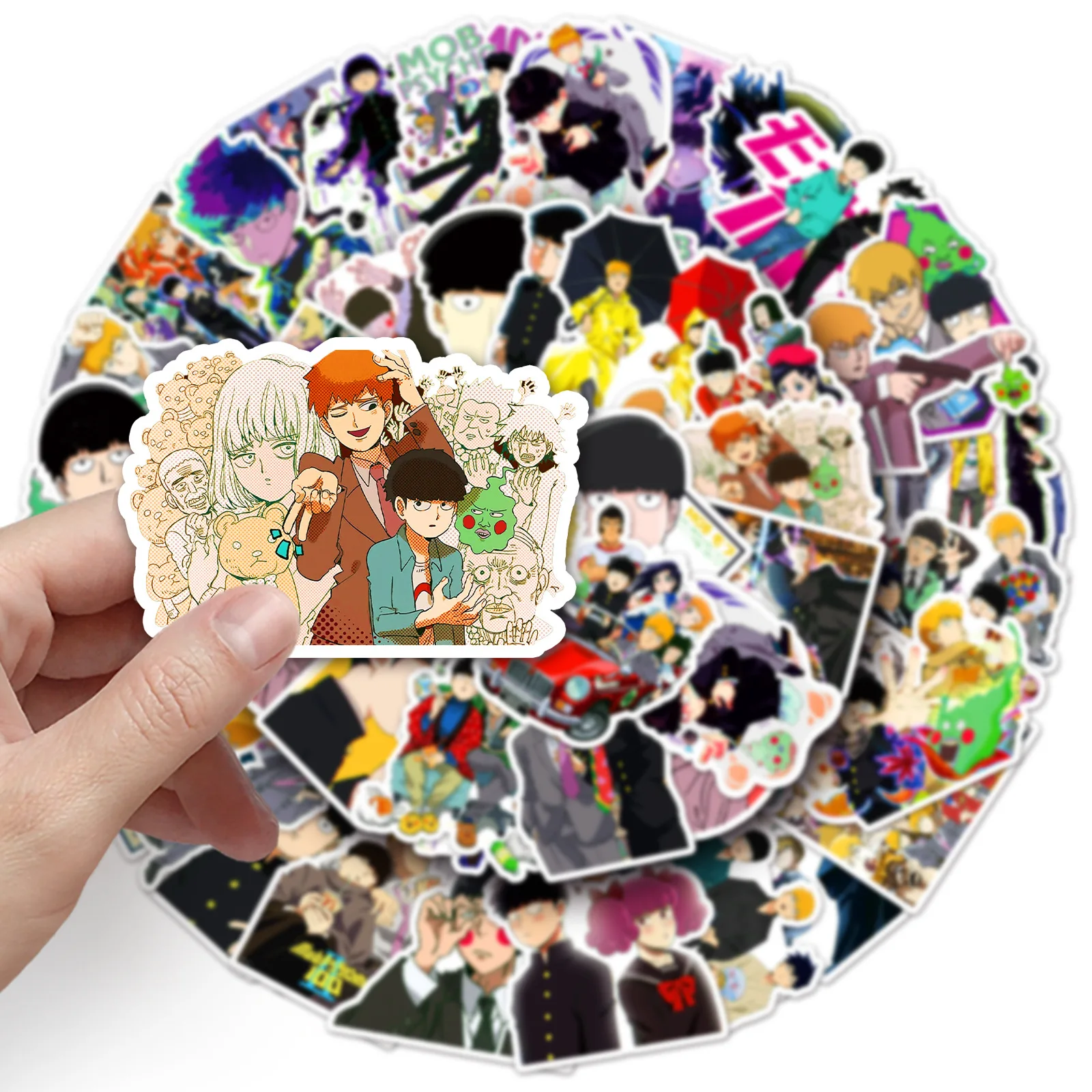 50/30/10 шт. Kageyama Shigeo Reigen Arataka Dimple Hanazawa Teruki популярные аниме 2D периферийные наклейки