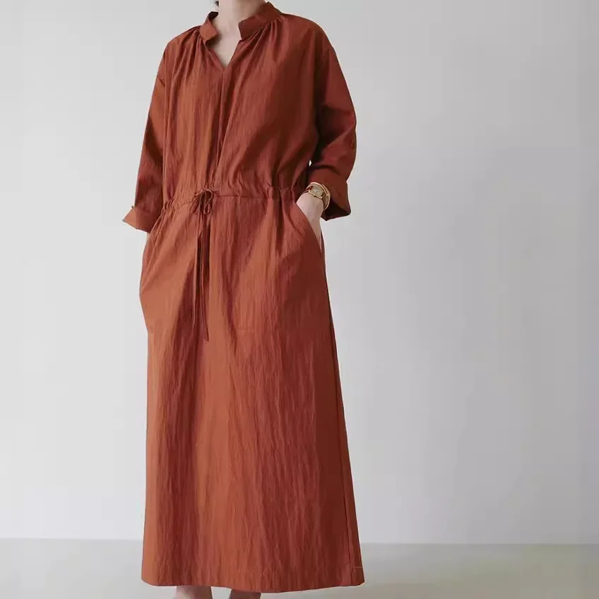 В наличии новинка лета 2024 простое однотонное корейское платье с регулируемой