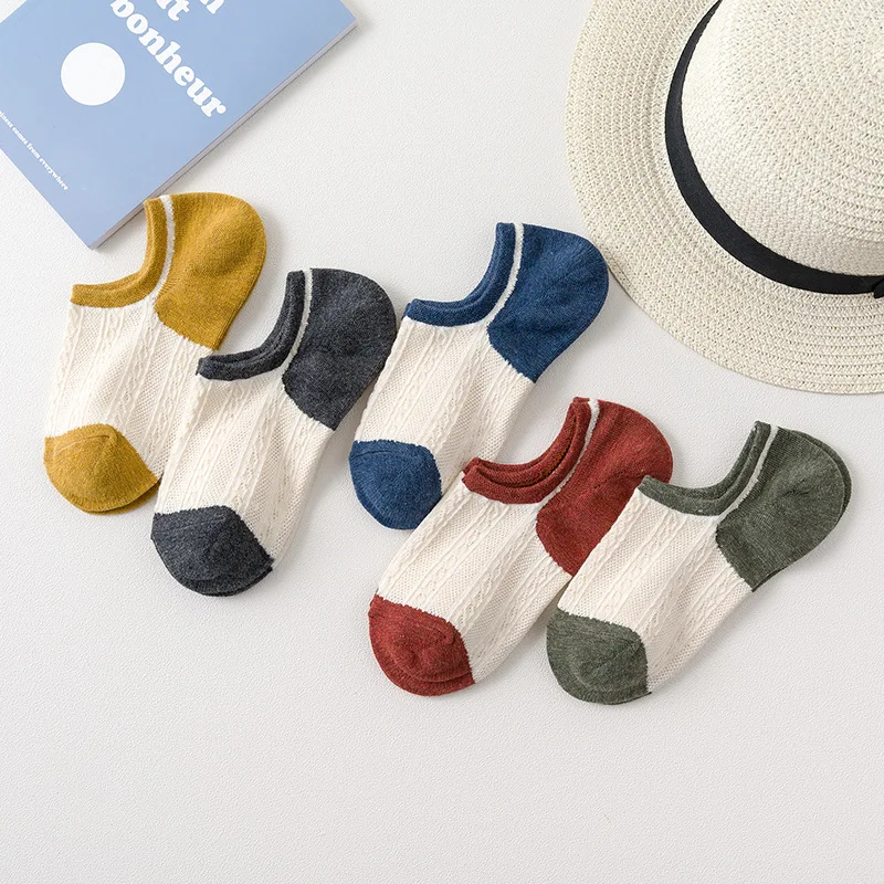 

Knitted Kawaii Cotton Woman Clothes Solid Socks Women's Thin Harajuku Versatile Lace Mesh New Japanese Underwear