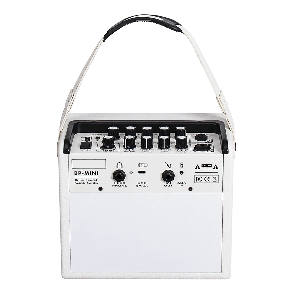 Фото COOLMUSIC BP-MINI Портативный гитарный усилитель с питанием от батареи, 30 Вт, для акустической гитары №4