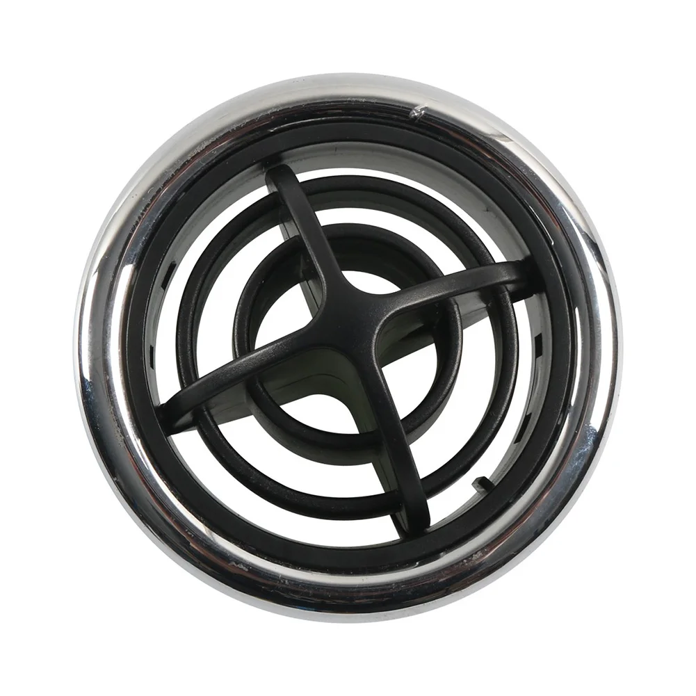 

Outlet Vent Air Outlet Accessories Knob Type Round Silver+black 1pcs A/C Air Conditioning Durable High Quality