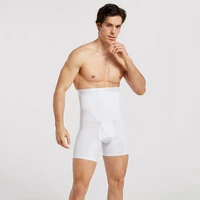 plus size men high waist abdominal underpants shaping waist super tight thin hip pants summer mens high waist boxer underpants