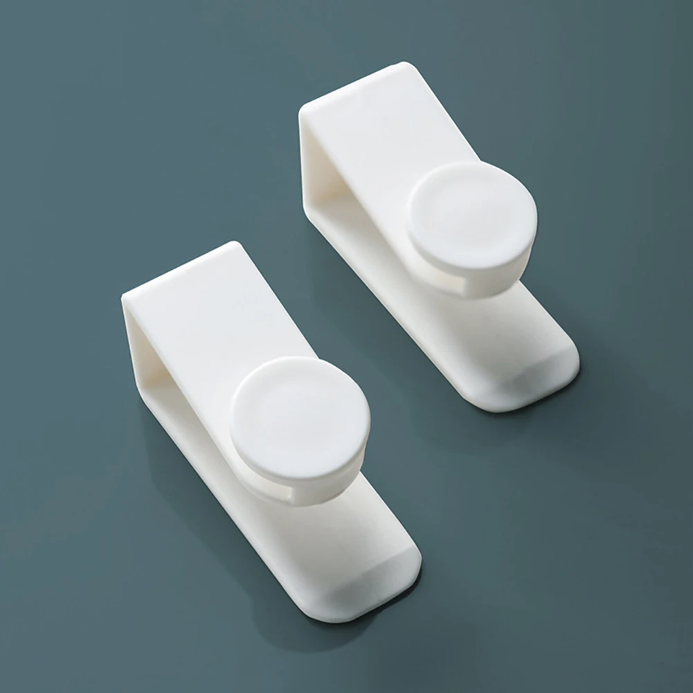 

U-type Door Hanger Cabinet Rack Door Back Coat Home Door Seamless Nail-Free Hanger Kitchen Shelf Holder
