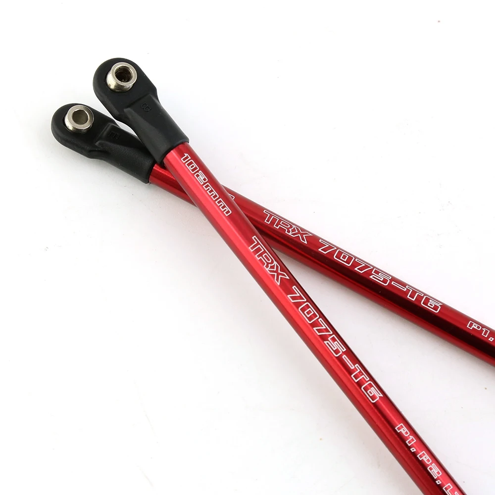 2 шт. алюминиевый толкатель тяга 5318X 5318 красный анодированный для 1/10 Traxxas E-Revo Summit