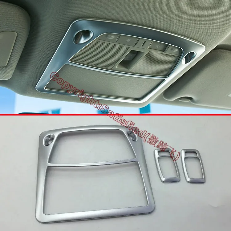 ABS жемчужно-хромированные внутренние фонари лампы для чтения накладка Nissan Altima 2016