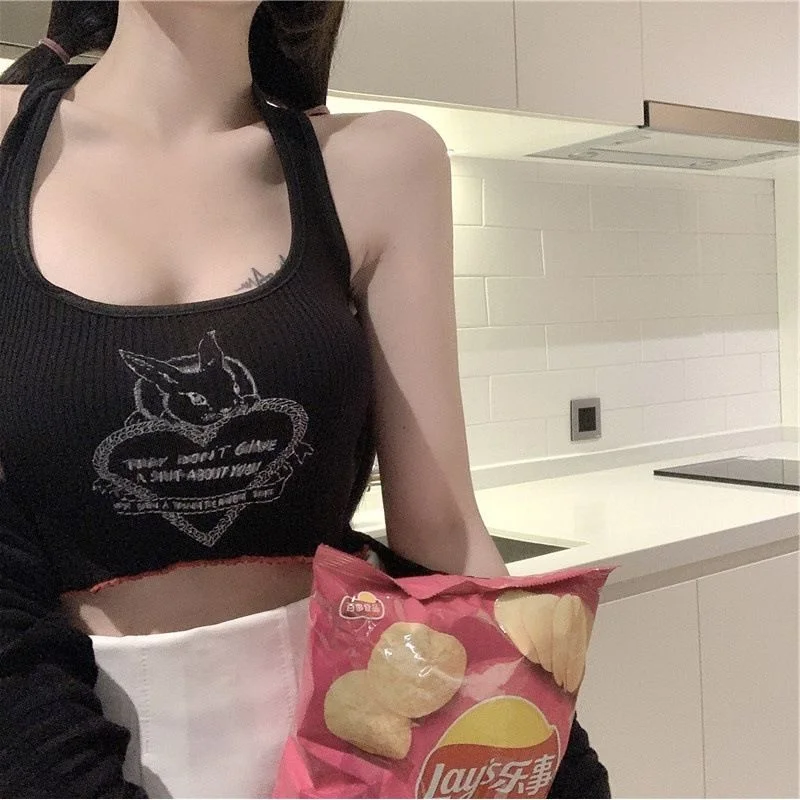 Женская летняя блузка без рукавов с принтом |