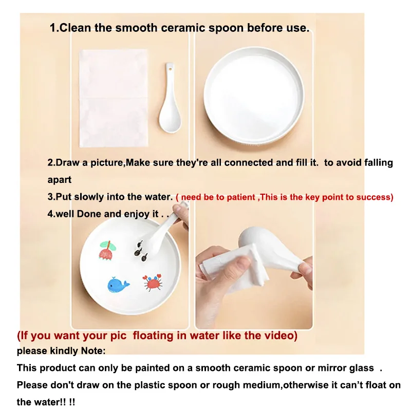 Стирается искусственный набор волшебные ручки для рисования водные плавающие