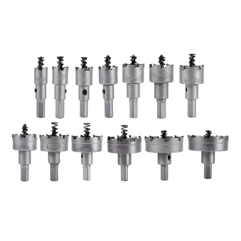 

Hardened Alloy Tapper Reamer Set 13PCS for Electronic Dill for 16-18-20-22-25-26-28-30-35-40-45-50 53mm Holes Drop Shipping