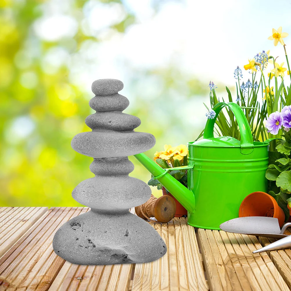 

3 Pcs Garden Micro Landscape Household Decor Accessories Stone Home+decor Adornment Zen